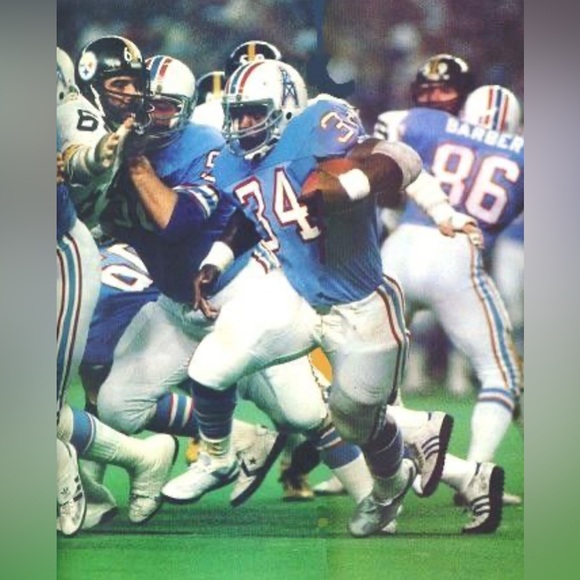 Mitchell & Ness Authentic Houston Oilers Earl Campbell NFL Jersey Men’s Sz: 2XLB - Picture 2 of 7